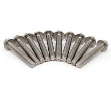 M10*25mm Stainless Steel Without Serrated  A2 A4 304 316 410 Coating White Zinc Plated PTFE Ni-plated Hex Flange Head bolts